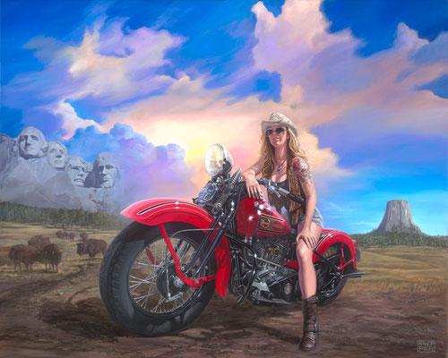 Michael And Sons >> Motorcycle Art - Artist Michael Knepper Michael And Sons >> Motorcycle Art - Artist Michael Knepper