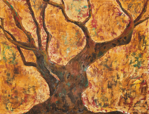 2014年「秋雨」112cm×145cm 油彩