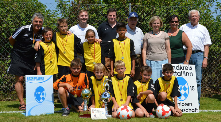 E-Junioren SSV Eggenfelden Landkreis-Pokal-Sieger 2015