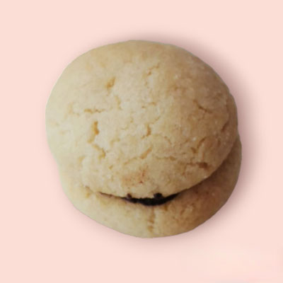 Bacio di dama mandorla e cioccolato