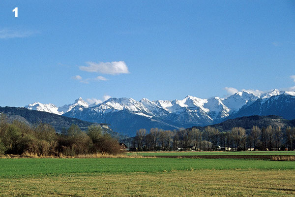 Vorarlberger Rheintal in Koblach.