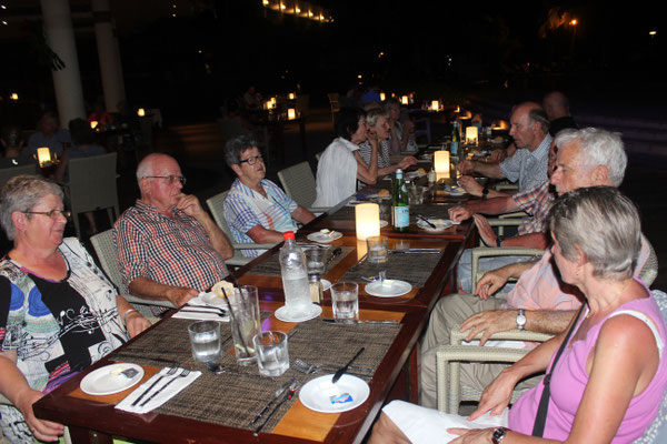 Abendessen im Hotel
