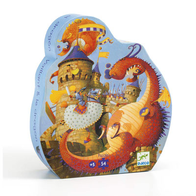 Puzzle "Vaillant et le dragon"