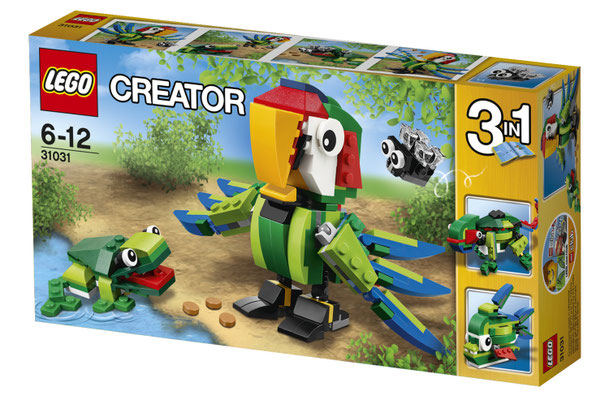 Lego Creator - Les animaux de la forêt tropicale