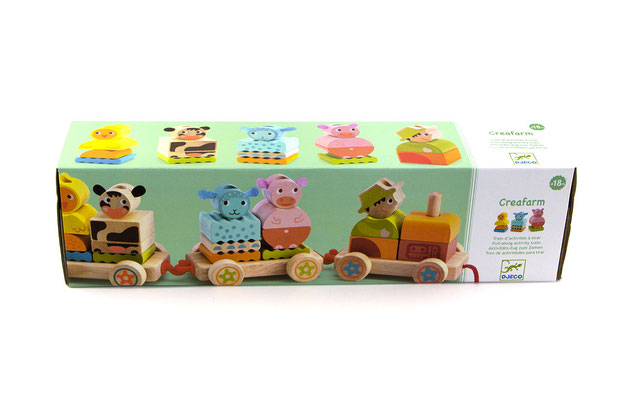 Créafarm - Trains d'activités à tirer