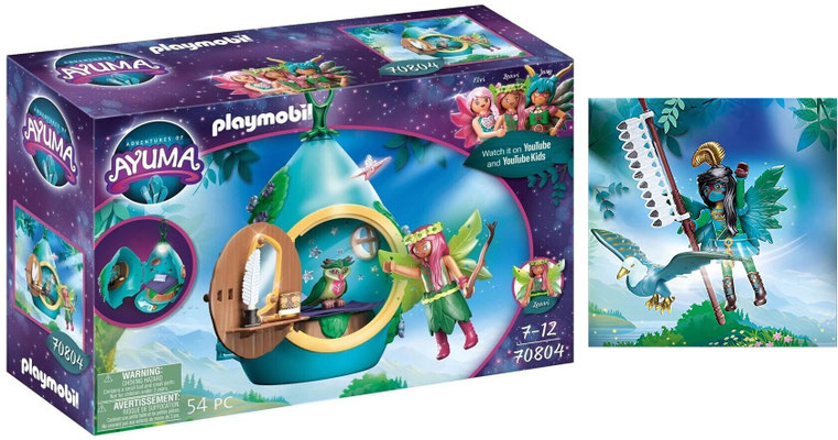 Playmobil Ayuma - Maisonnette suspendue et fée chevalière