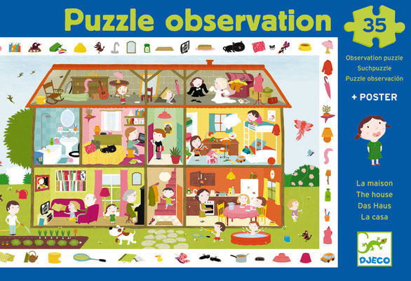 Puzzle Observation "La maison"