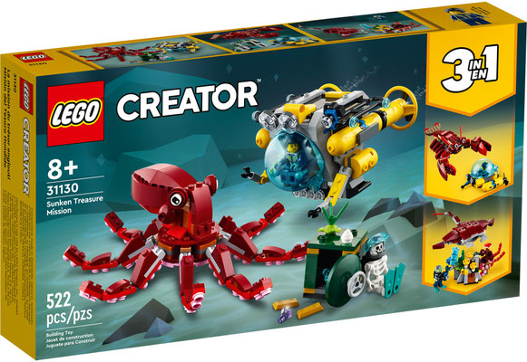 Lego Creator - La mission du trésor englouti