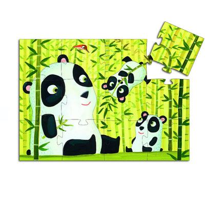 Puzzle "Maman panda et son bébé"