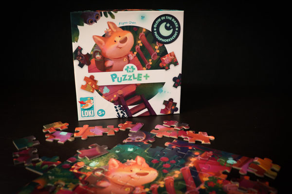 Puzzle "Loki explore la cabane"