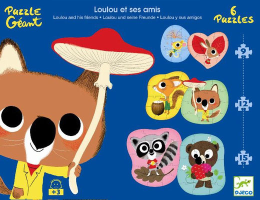 Puzzle géant "Loulou et ses amis"