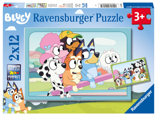 Puzzle "S'amuser avec Bluey"