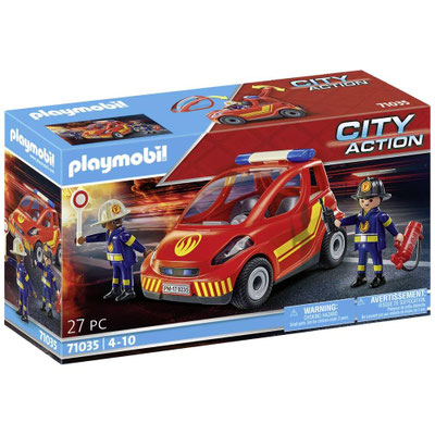 Playmobil - Pompiers et voiturette