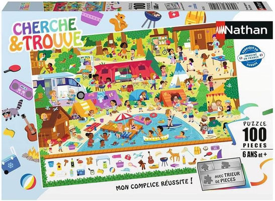 Puzzle Observation "Au camping"