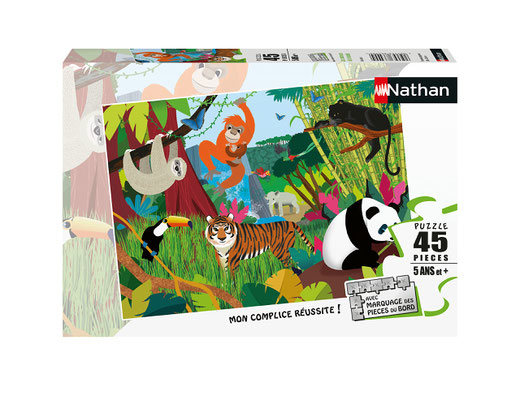 Puzzle "Les animaux de la jungle"