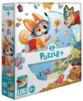 Puzzle "Loki fait de la plongée"