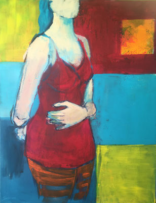 Vorfreude, Acryl auf Leinwand, 70x90