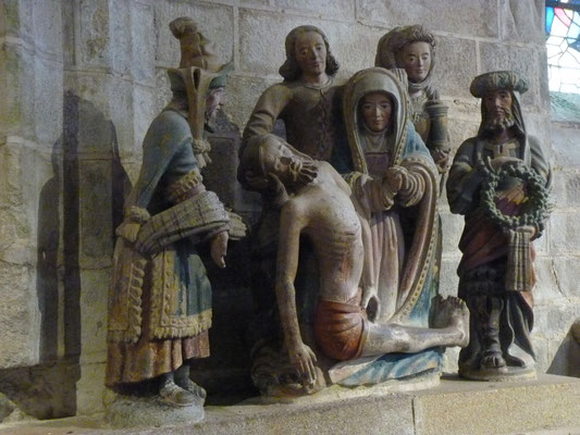 la Piéta dans l'église - Locronan