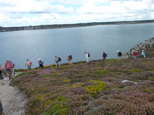 Sur le GR34 vers la Pointe de Dinan - Crozon