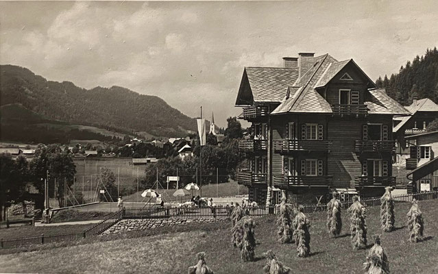Hotel Enzian in Neusach   -   Quelle: Michael Skihar „Alte Ansichten vom Weißensee in Kärnten“