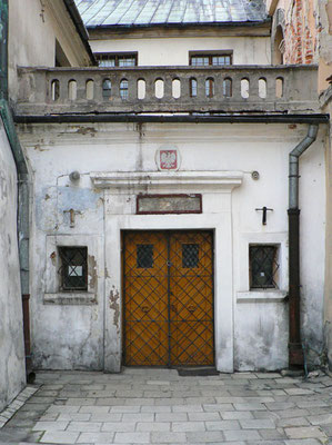 Zamosc, Polen, Synagoge Eingang