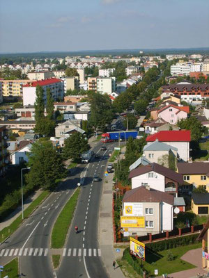 Blick auf die Straße Kościuszki