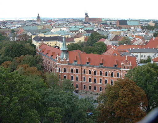 Blick vom Wawel auf die Altstadt