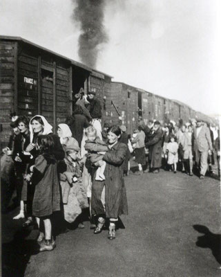 Deportation polnischer Juden in das Vernichtungslager Treblinka aus dem Ghetto in Siedlce
