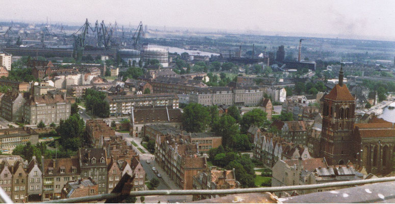 Panorama von Danzig 1982