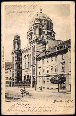 Neue Synagoge Berlin in der Oranienburger Straße (1901), Berlin