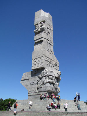 Westerplatte-Denkmal zu Ehren der polnischen Verteidiger