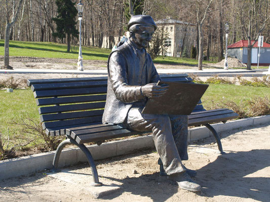Denkmal für den Maler Antoni Suchanek