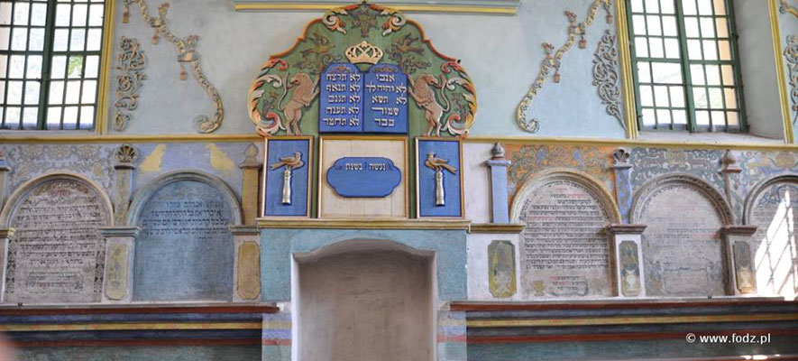 Lancut, Polen, Innenansicht der Łańcut Synagoge