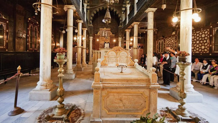 Ägypten Das Innere der Ben Ezra Synagoge in Kairo