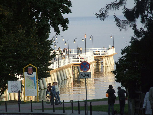 Seebrücke in Orłowo