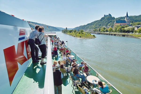 Ausflug ins UNESCO Welterbe Oberes Mittelrheintal © KD Deutsche Rheinschiffahrt GmbH / Foto: Horst Goebel