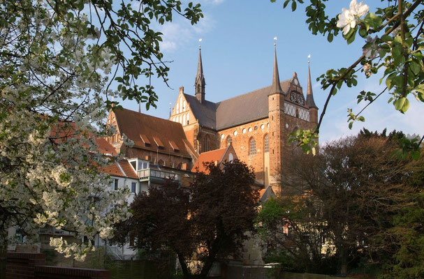 Blick auf die St.-Georgen-Kirche © Hansestadt Wismar