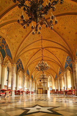 Der Grafensaal auf Burg Hohenzollern (© Geschäftsstelle Ferienland Hohenzollern e.V.)