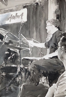  Valentin Renner, 2023  Aquarell, Wachsfirnis, ungerahmt — 56 x 38 cm Preisempfehlung: 1.700 €