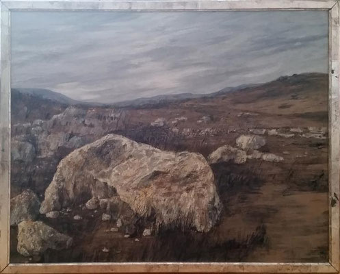 Die Crete     Tempera auf Leinwand  (69 x 89 cm)     Preis mit Rahmen 1950 Euro
