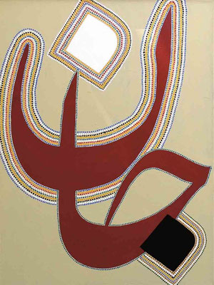 "Jan" 80 x 60 cm, Acryl auf Leinwand, Preis: 1600 €