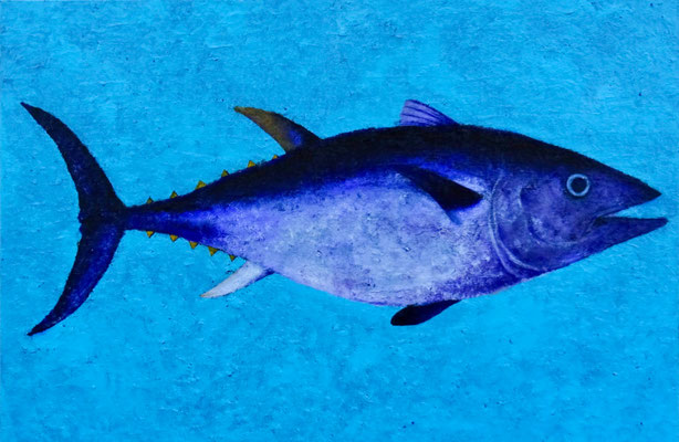 "Bluefin", 100 x 150 cm, acrylic on canvas, 2100 Euro
