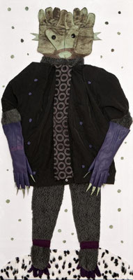 Erlkönig, 65 x 140 cm, Materialbild 2011, Preis: 900 Euro