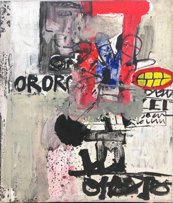 Walter Raum: 110 x 140, Mischtechnik, 5400 Euro