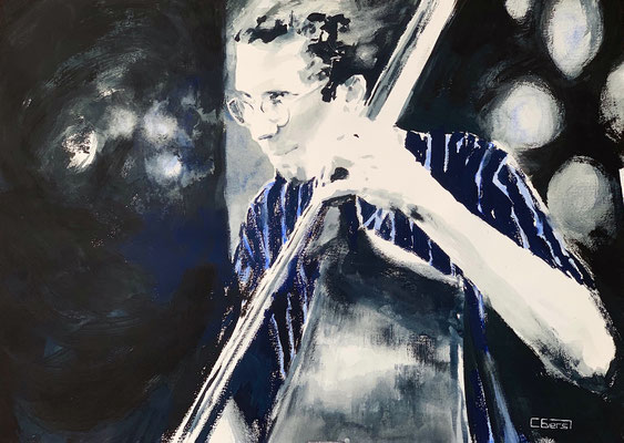 Valentin Renner, 2023  Aquarell, Wachsfirnis, ungerahmt — 56 x 38 cm Preisempfehlung: 1.700 €