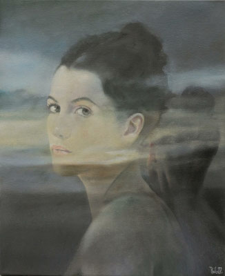 Hening von gieke: "Erinnerung" 50 x 40 Öl auf Lw.  VB
