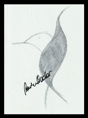 Konstantin Wecker, Sänger und Liedermacher, Bleistift, ca. A4, verkauft