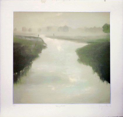 Henning von Gierke: <königskinder 1981, Siebruck 65 x 60 c, 44/150  150 Euro
