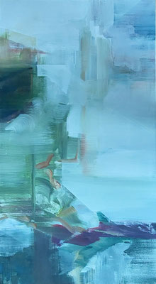 Thomas Hellinger "o.T." Öl auf Nessel o.T. Öl auf Nessel160 x 90 cm VB 1800 Euro