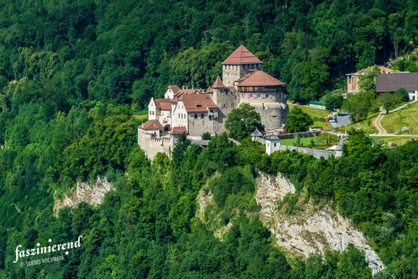 Luftaufnahme von Vaduz, Liechtenstein